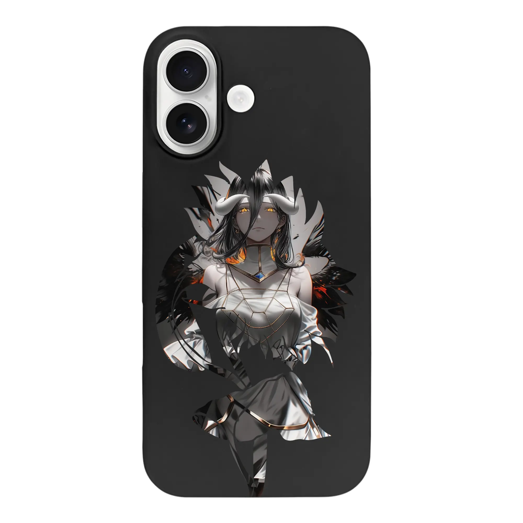 オーバーロード グッズ アルベド - iPhone 17 シリーズ シリコンケース 薄型 耐衝撃 指紋防止 ソフトタッチカバー 精密フィット 傷防止 保護ケース iPhone 17/17 Air/17 Pro/17 Pro Max 対応